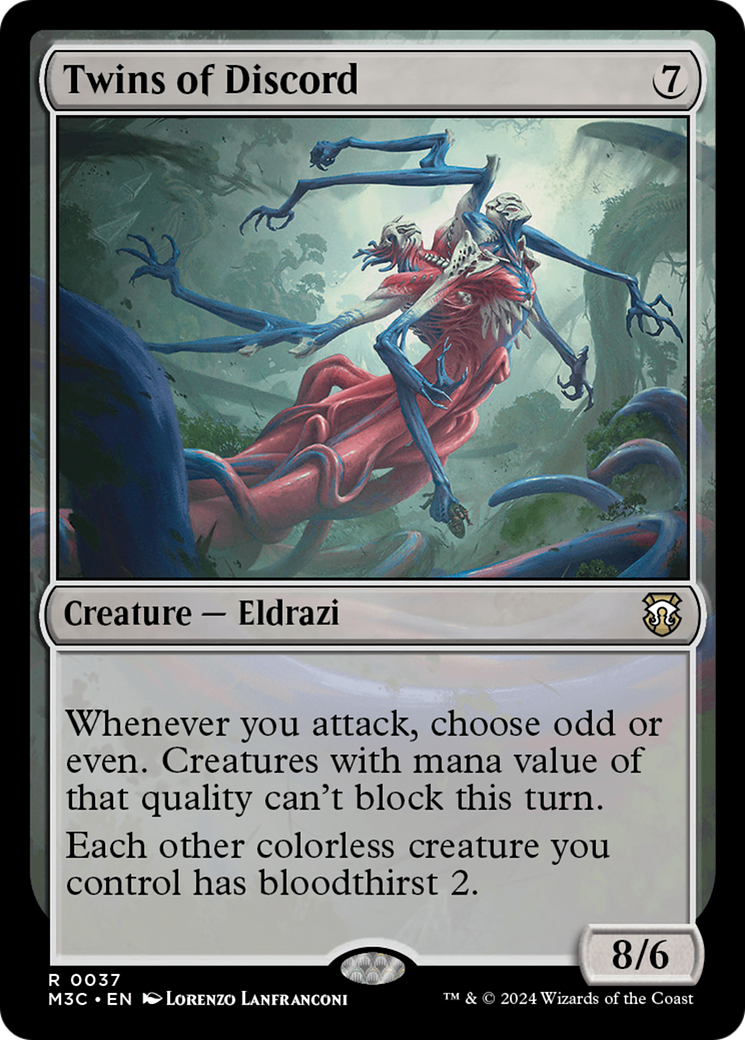 Twins of Discord (M3C-037) - Modern Horizons 3 Commander [Rare]