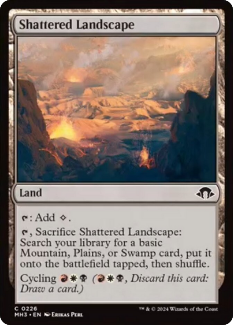 Shattered Landscape (MH3-226) - Modern Horizons 3 [Common]