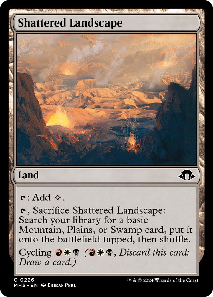 Shattered Landscape (MH3-226) - Modern Horizons 3 Foil [Common]