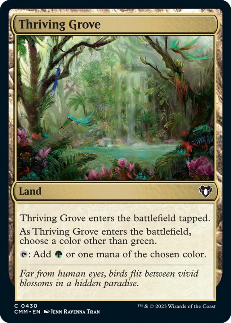 Thriving Grove (CMM-430) - Commander Masters [Common]