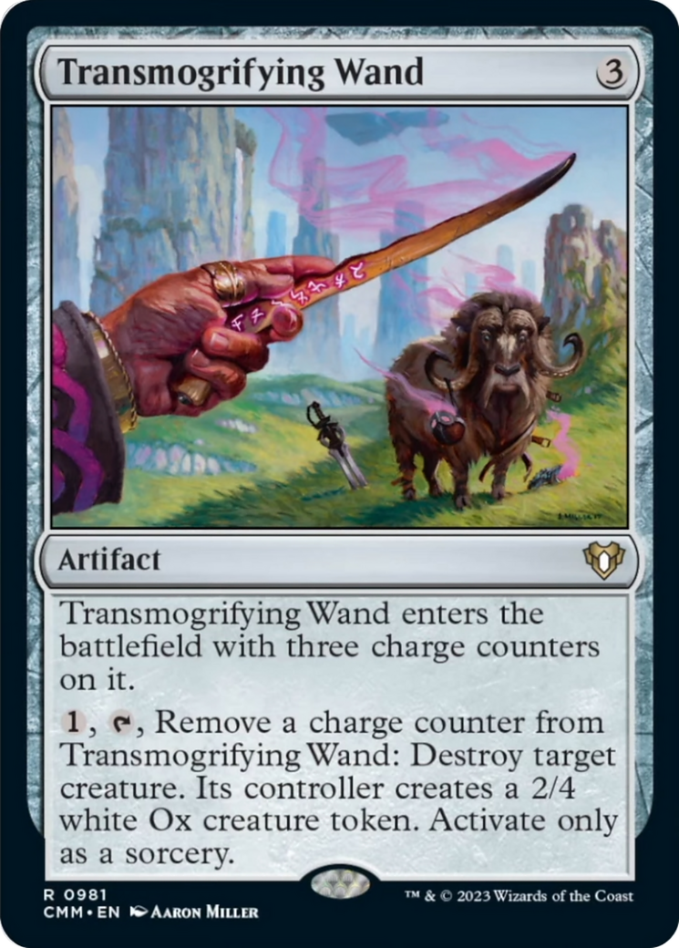 Transmogrifying Wand (CMM-981) - Commander Masters [Rare]