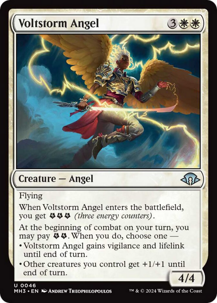 Voltstorm Angel (MH3-046) - Modern Horizons 3 [Uncommon]