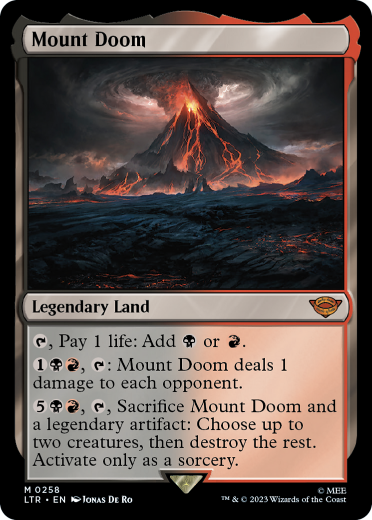 Mount Doom (LTR-258) - The Lord of the Rings: Tales of Middle-earth [Mythic]