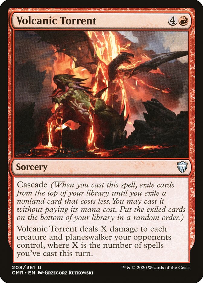 Volcanic Torrent (CMR-208) - Commander Legends [Uncommon]