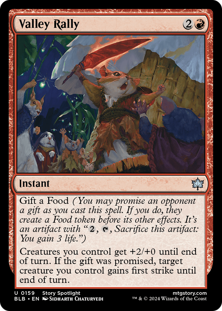 Valley Rally (BLB-159) - Bloomburrow [Uncommon]