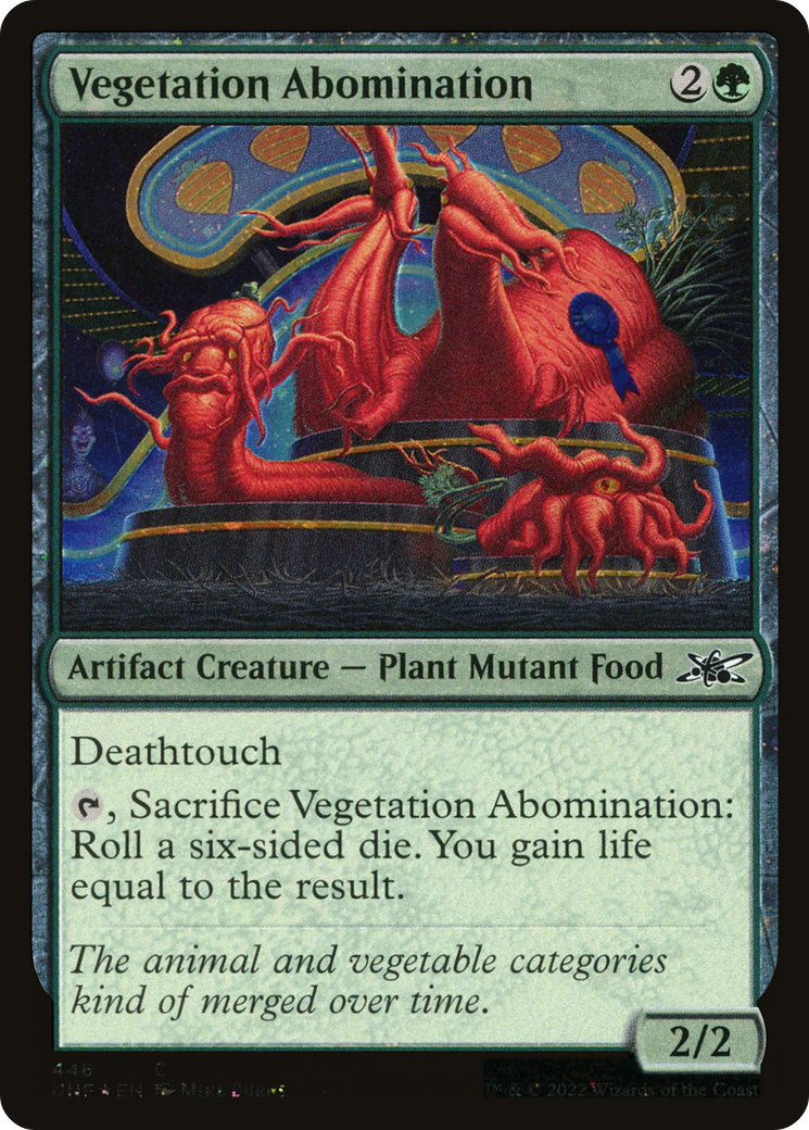 Vegetation Abomination (UNF-446) - Unfinity Galaxy Foil [Common]