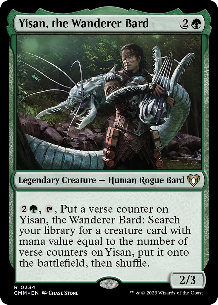 Yisan, the Wanderer Bard (CMM-334) - Commander Masters [Rare]