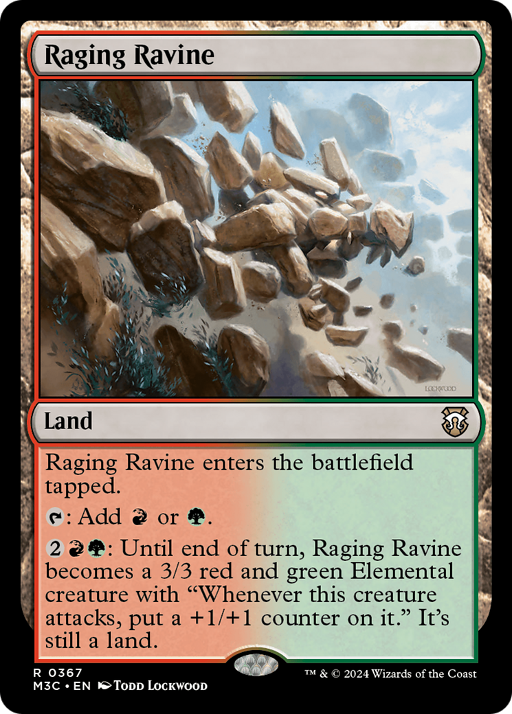 Raging Ravine (M3C-367) - Modern Horizons 3 Commander Foil [Rare]