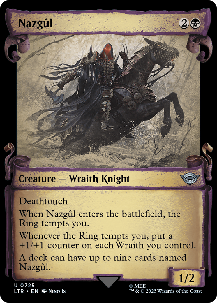 Nazgûl (LTR-725) - The Lord of the Rings: Tales of Middle-earth: (Showcase) Scroll [Uncommon]