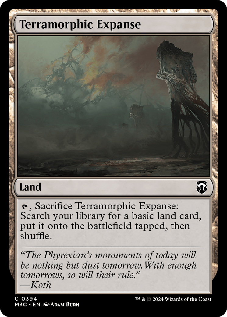 Terramorphic Expanse (M3C-394) - Modern Horizons 3 Commander Foil [Common]