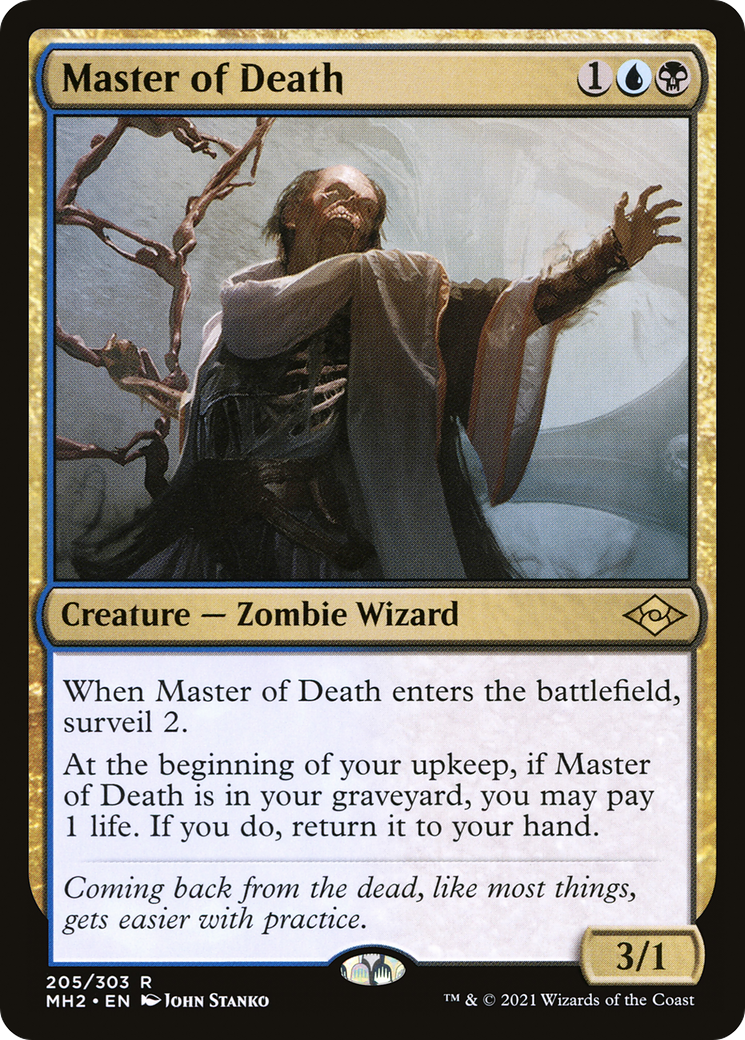 Master of Death (MH2-205) - Modern Horizons 2 [Rare]