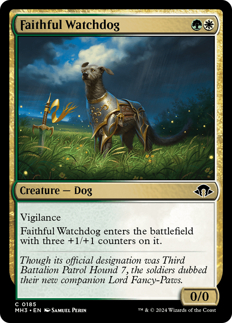 Faithful Watchdog (MH3-185) - Modern Horizons 3 Foil [Common]