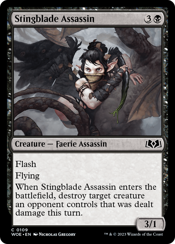 Stingblade Assassin (WOE-109) - Wilds of Eldraine [Common]