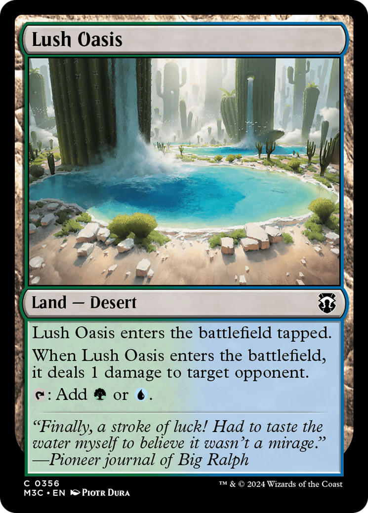 Lush Oasis (M3C-356) - Modern Horizons 3 Commander Foil [Common]