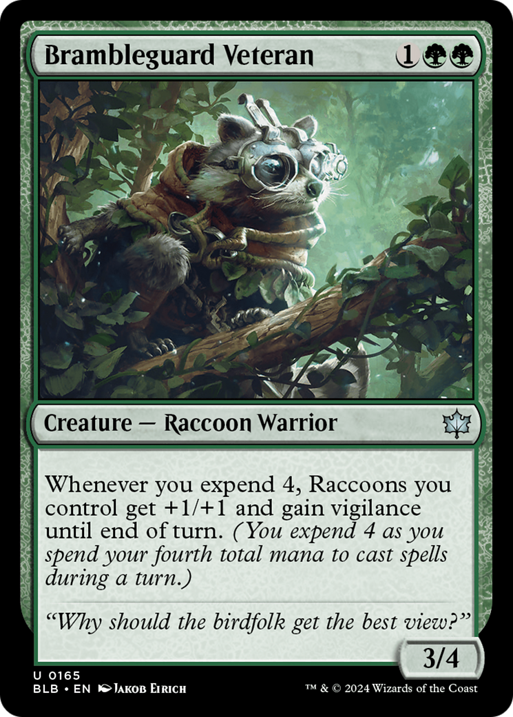 Brambleguard Veteran (BLB-165) - Bloomburrow [Uncommon]