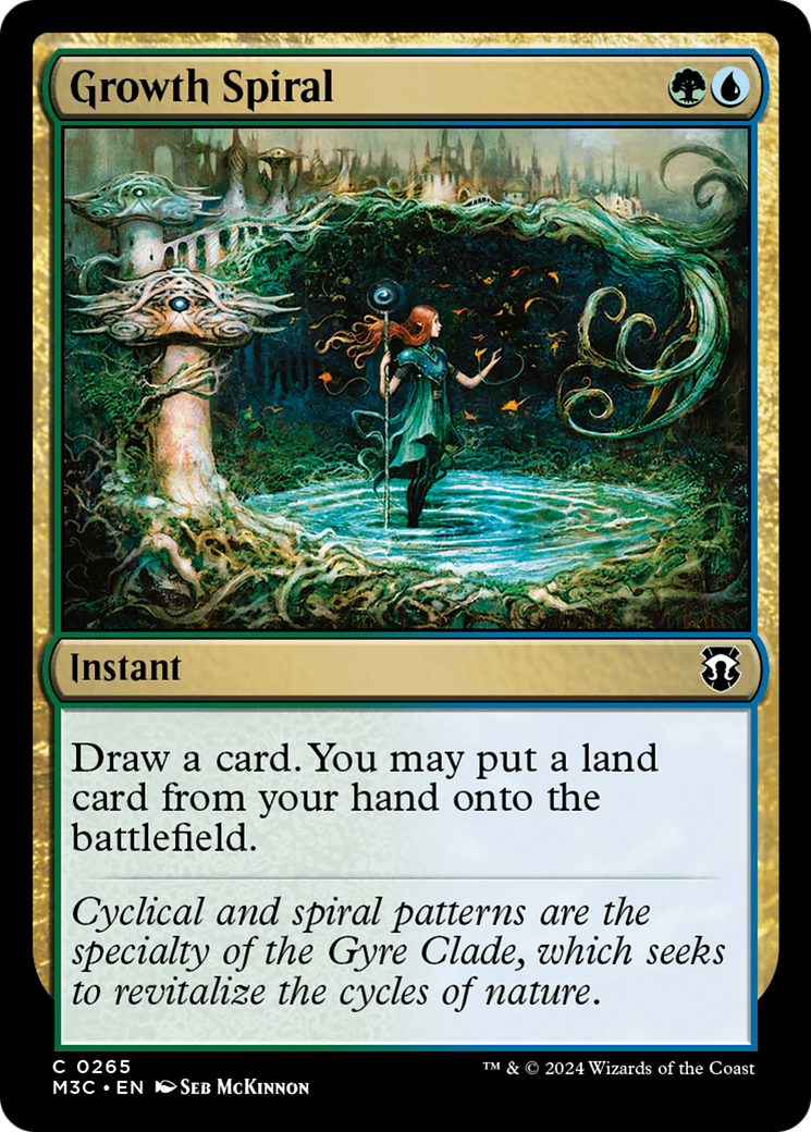 Growth Spiral (M3C-265) - Modern Horizons 3 Commander Foil [Common]