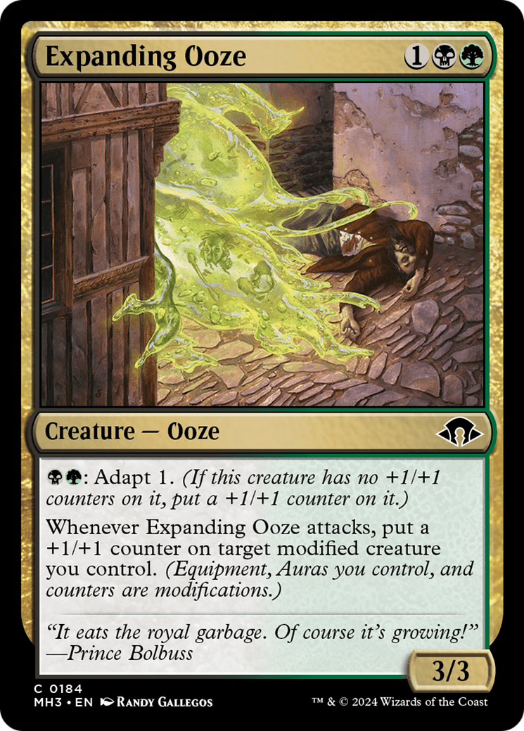 Expanding Ooze (MH3-184) - Modern Horizons 3 Foil [Common]