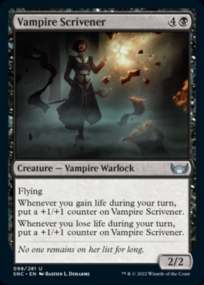 Vampire Scrivener (SNC-098) - Streets of New Capenna [Uncommon]