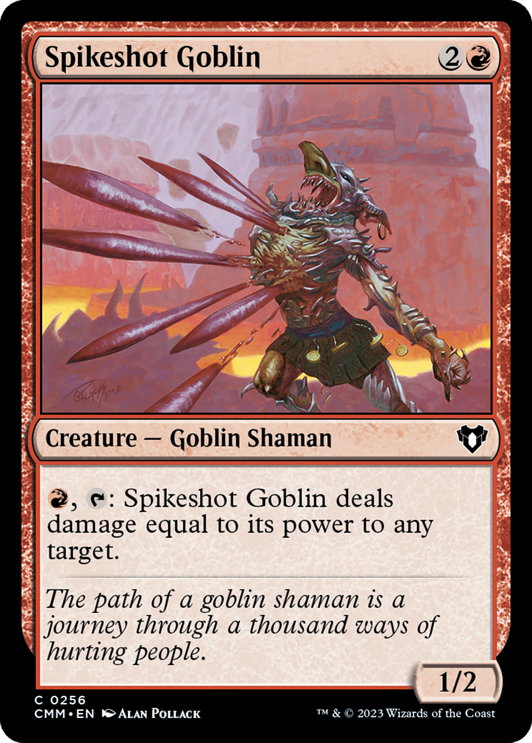 Spikeshot Goblin (CMM-256) - Commander Masters [Common]