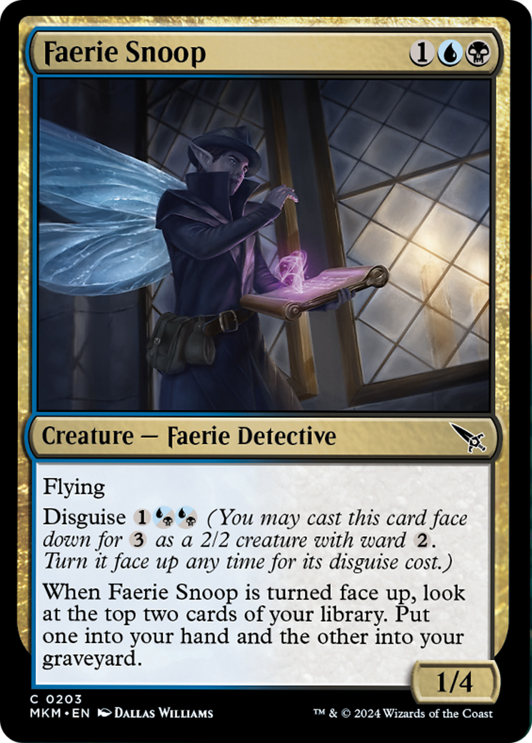 Faerie Snoop (MKM-203) - Murders at Karlov Manor [Common]