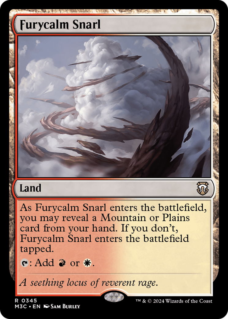 Furycalm Snarl (M3C-345) - Modern Horizons 3 Commander Foil [Rare]