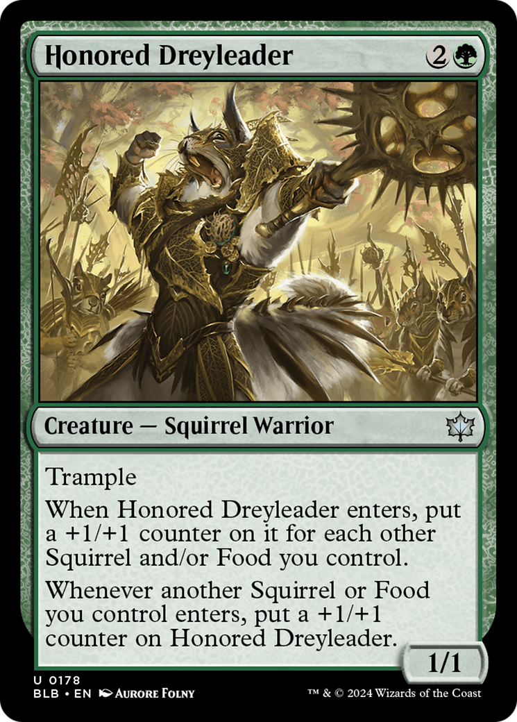 Honored Dreyleader (BLB-178) - Bloomburrow Foil [Uncommon]