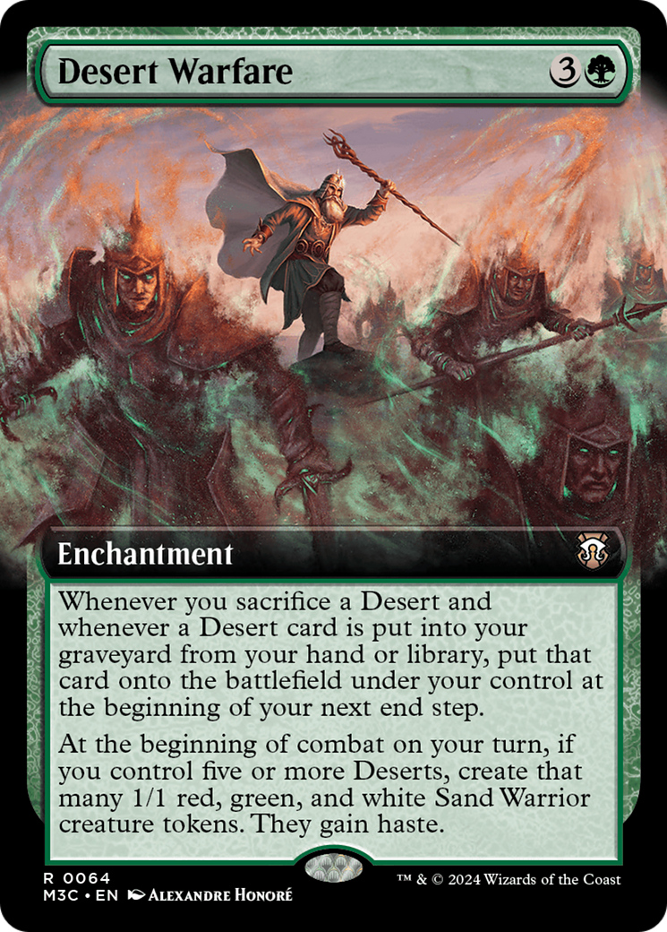 Desert Warfare (M3C-064) - Modern Horizons 3 Commander: (Extended Art) [Rare]