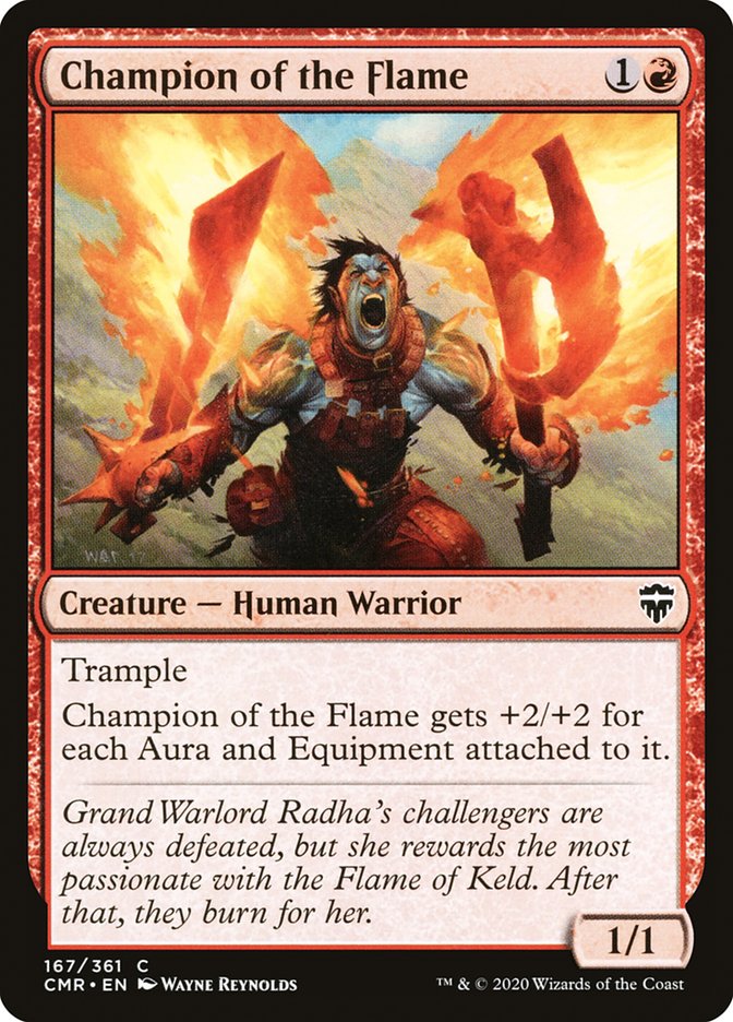 Champion of the Flame (CMR-167) - Commander Legends [Common]