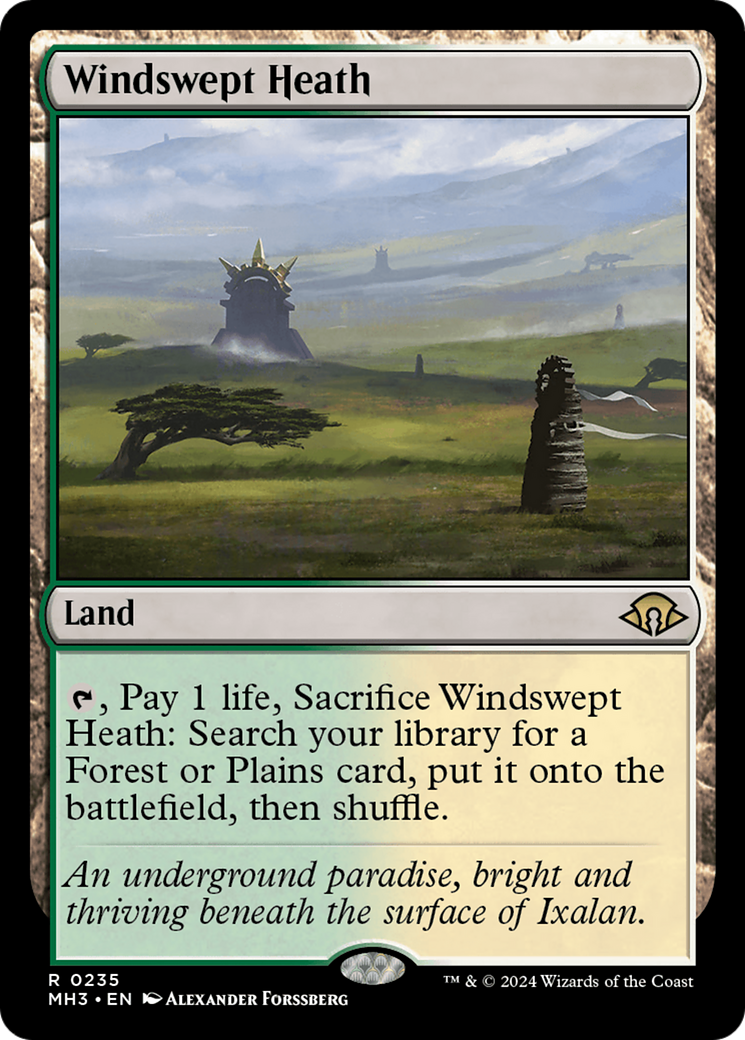 Windswept Heath (MH3-235) - Modern Horizons 3 [Rare]