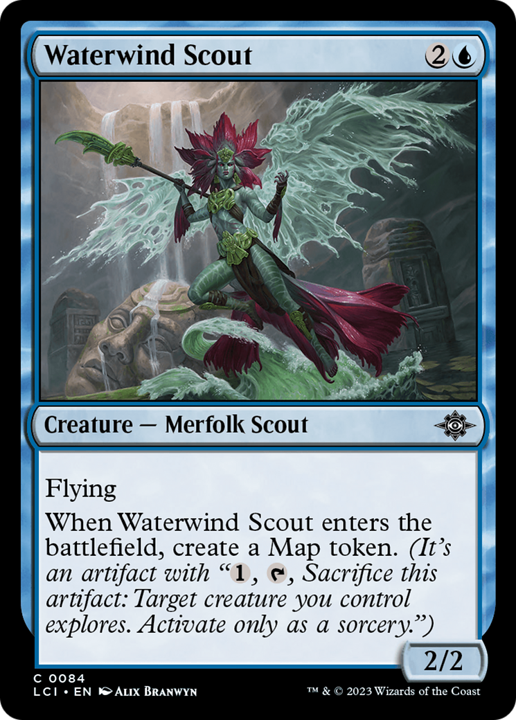 Waterwind Scout (LCI-084) - The Lost Caverns of Ixalan [Common]