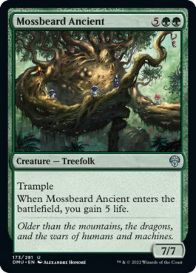 Mossbeard Ancient (DMU-173) - Dominaria United [Uncommon]