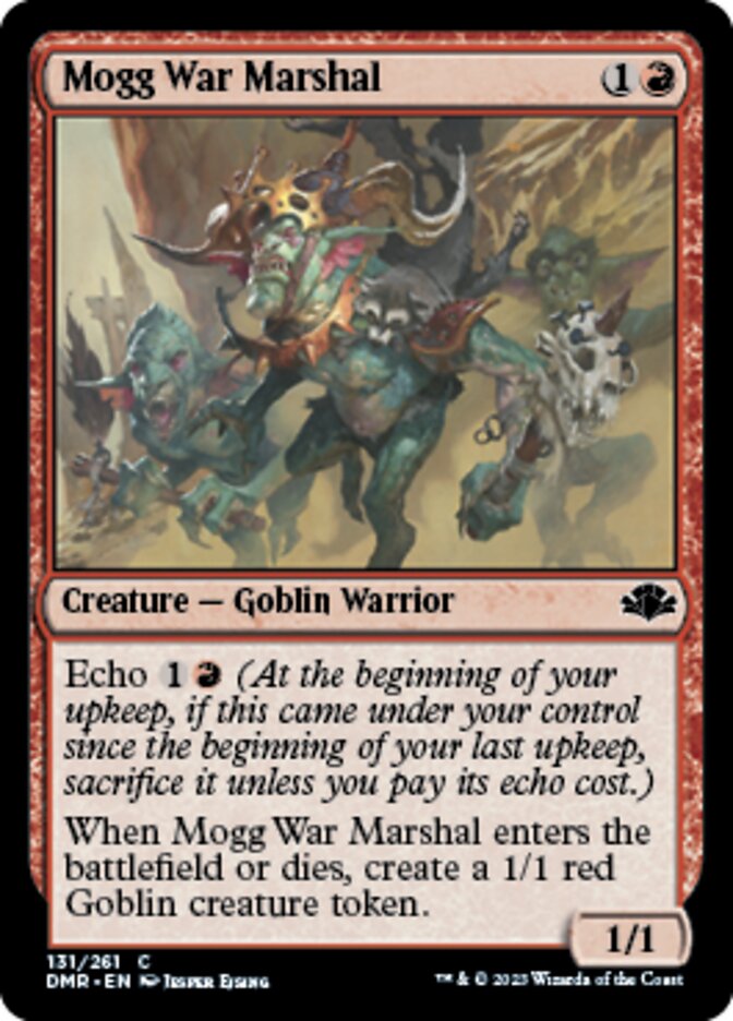 Mogg War Marshal (DMR-131) - Dominaria Remastered [Common]