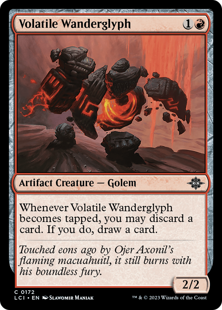 Volatile Wanderglyph (LCI-172) - The Lost Caverns of Ixalan [Common]