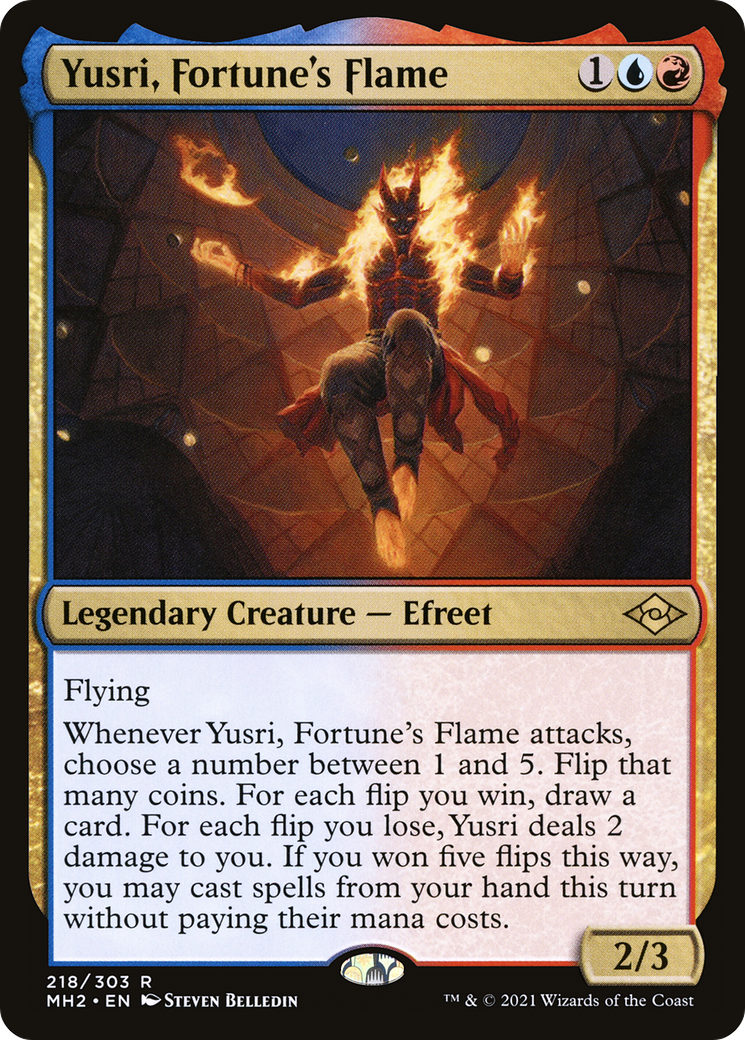 Yusri, Fortune's Flame (MH2-218) - Modern Horizons 2 Foil [Rare]