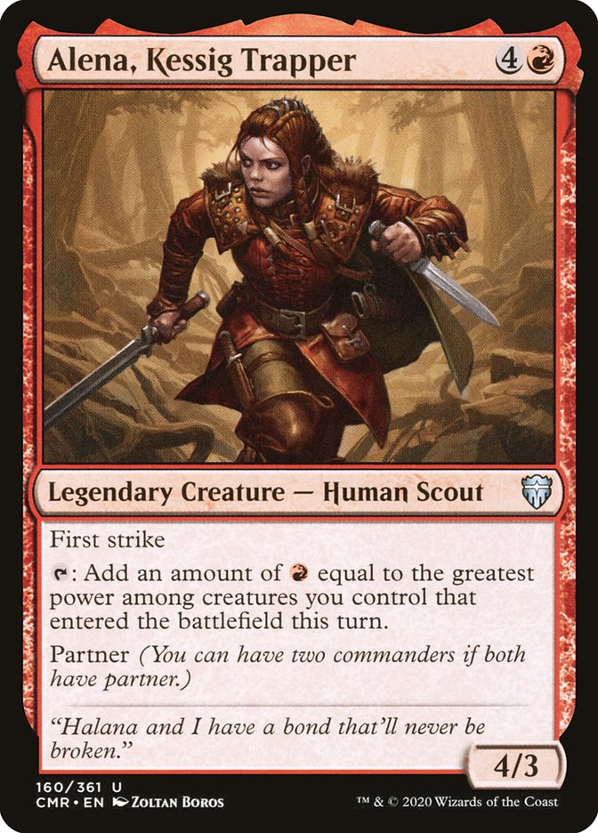 Alena, Kessig Trapper (CMR-160) - Commander Legends [Uncommon]