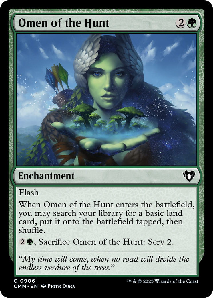 Omen of the Hunt (CMM-906) - Commander Masters [Common]