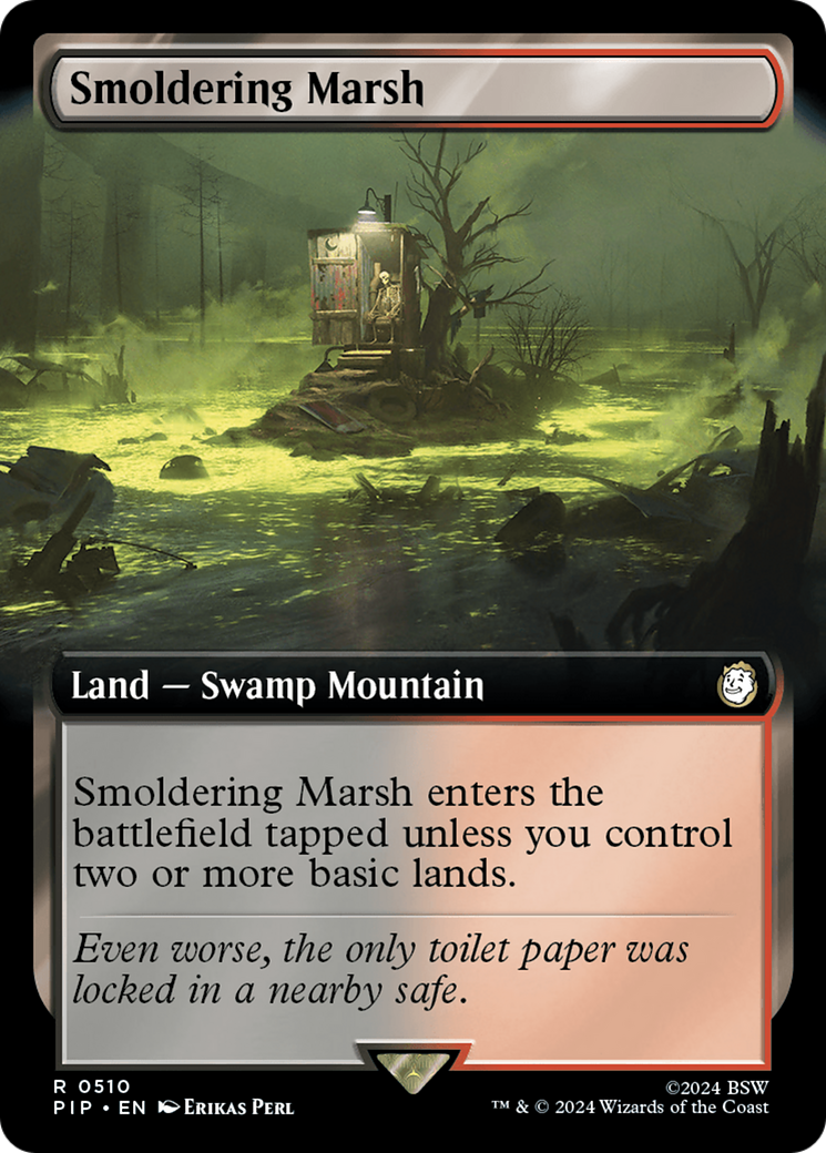 Smoldering Marsh (PIP-510) - Fallout: (Extended Art) [Rare]