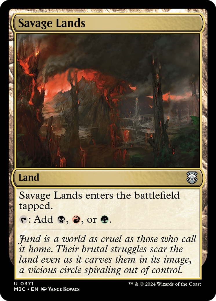 Savage Lands (M3C-371) - Modern Horizons 3 Commander Foil [Uncommon]