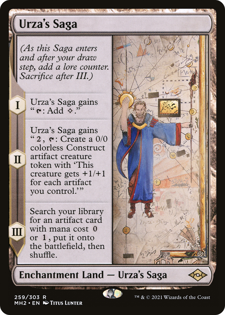 Urza's Saga (MH2-259) - Modern Horizons 2 Foil [Rare]