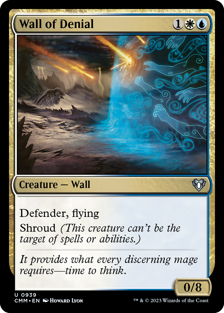 Wall of Denial (CMM-939) - Commander Masters [Uncommon]