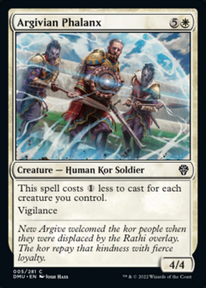 Argivian Phalanx (DMU-005) - Dominaria United [Common]