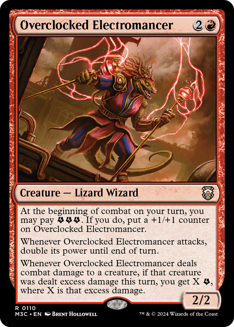 Overclocked Electromancer (M3C-110) - Modern Horizons 3 Commander [Rare]