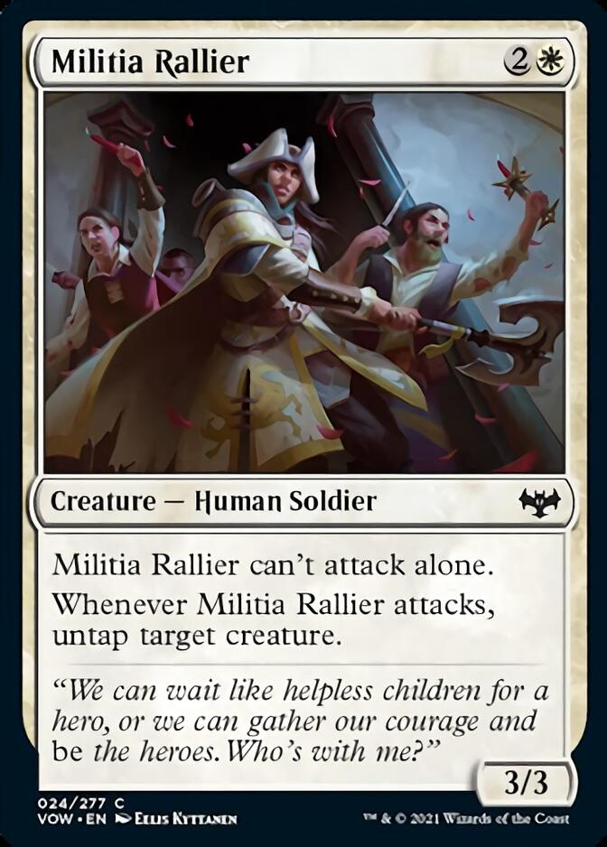 Militia Rallier (VOW-024) - Innistrad: Crimson Vow [Common]