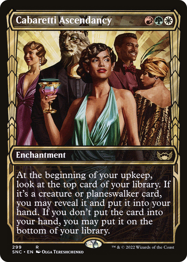 Cabaretti Ascendancy (SNC-299) - Streets of New Capenna: (Showcase) Foil [Rare]