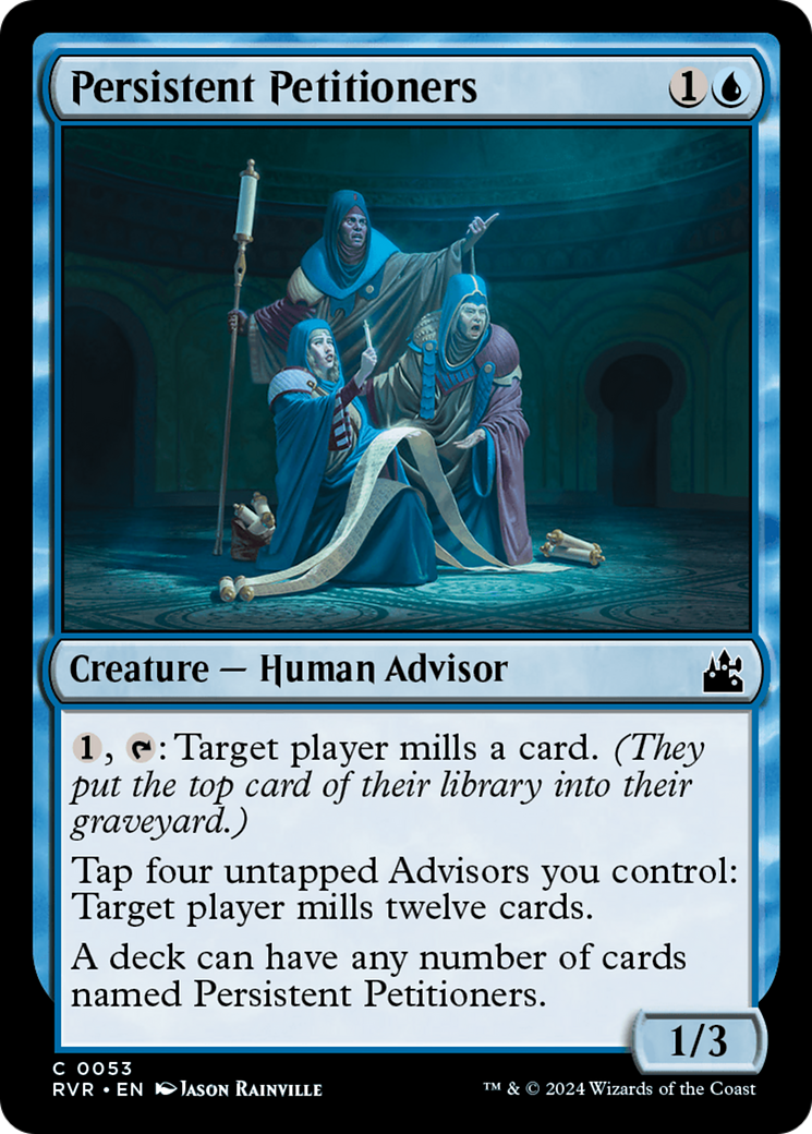 Persistent Petitioners (RVR-053) - Ravnica Remastered [Common]