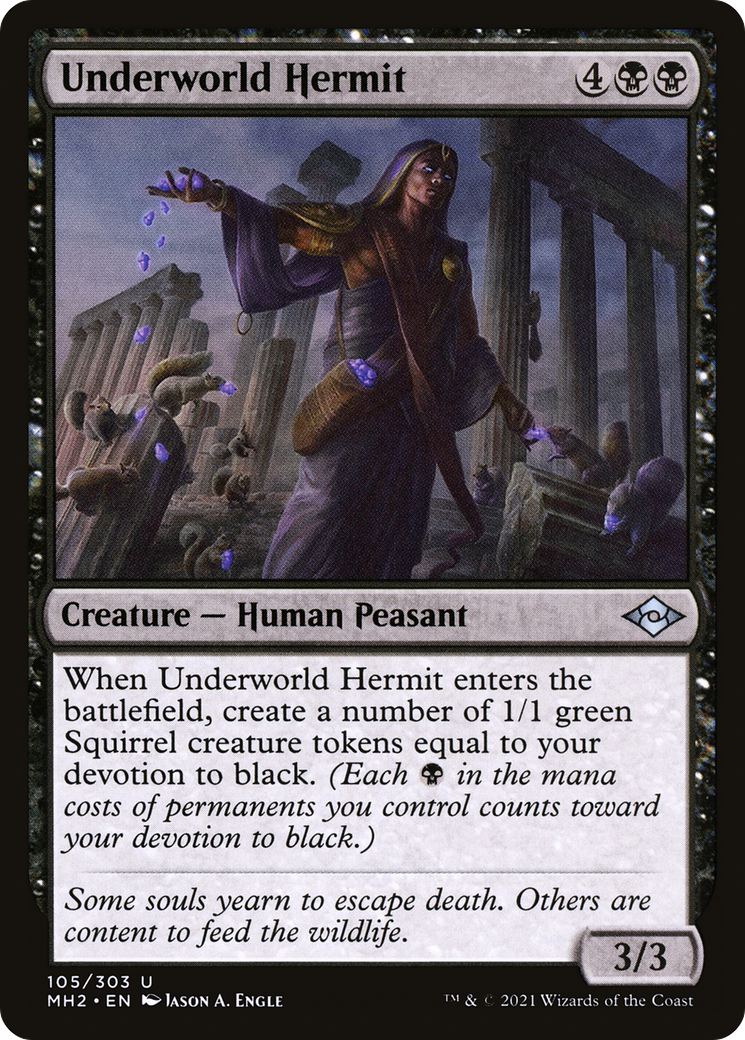 Underworld Hermit (MH2-105) - Modern Horizons 2 [Uncommon]