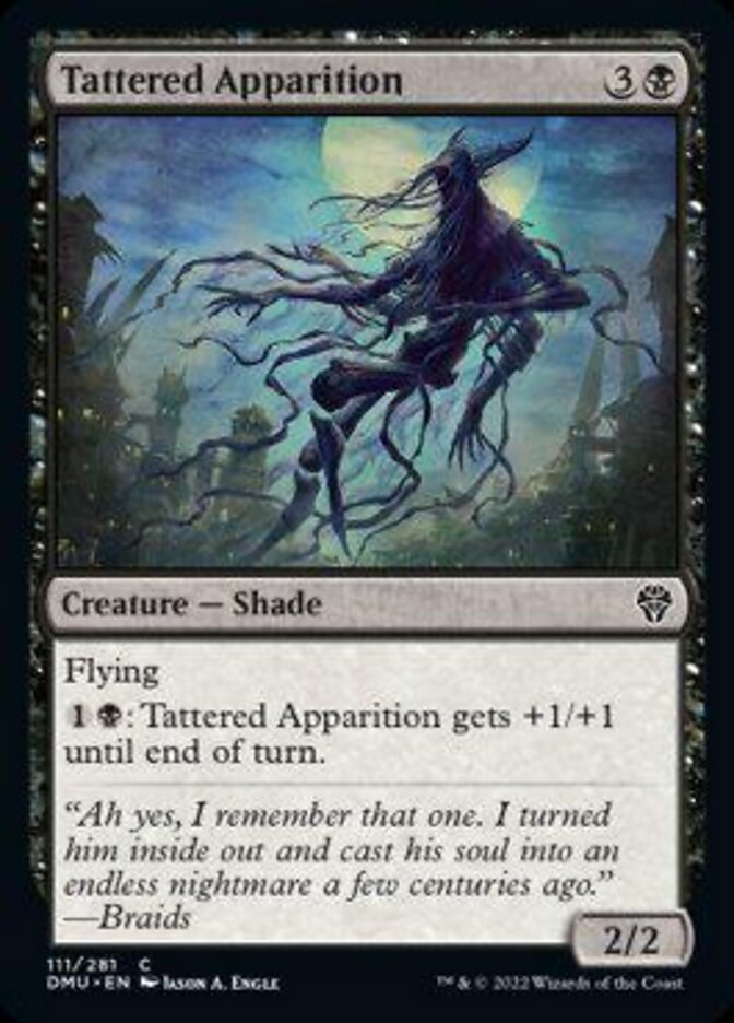 Tattered Apparition (DMU-111) - Dominaria United [Common]