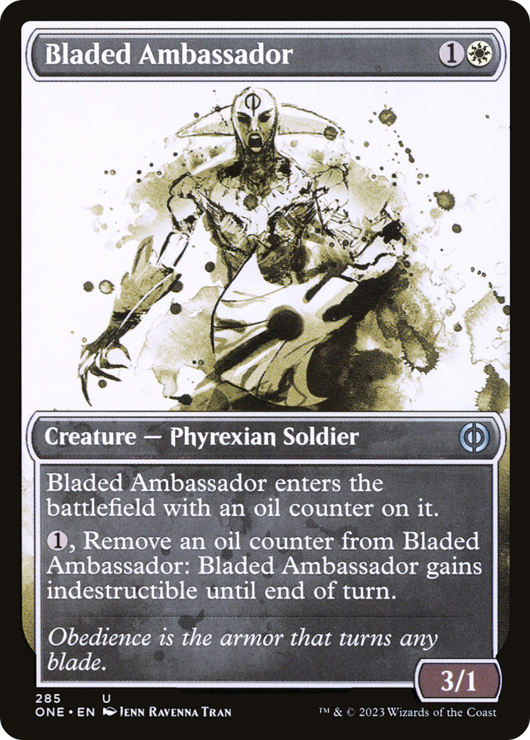 Bladed Ambassador (ONE-285) - Phyrexia: All Will Be One: (Showcase) [Uncommon]