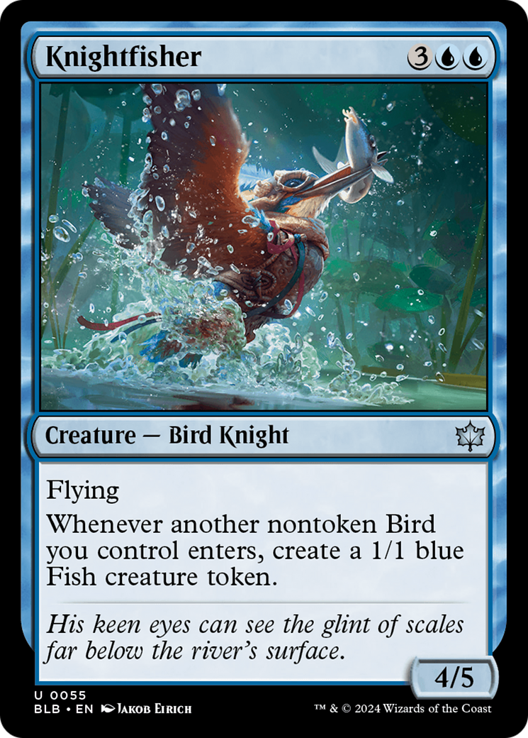 Knightfisher (BLB-055) - Bloomburrow Foil [Uncommon]