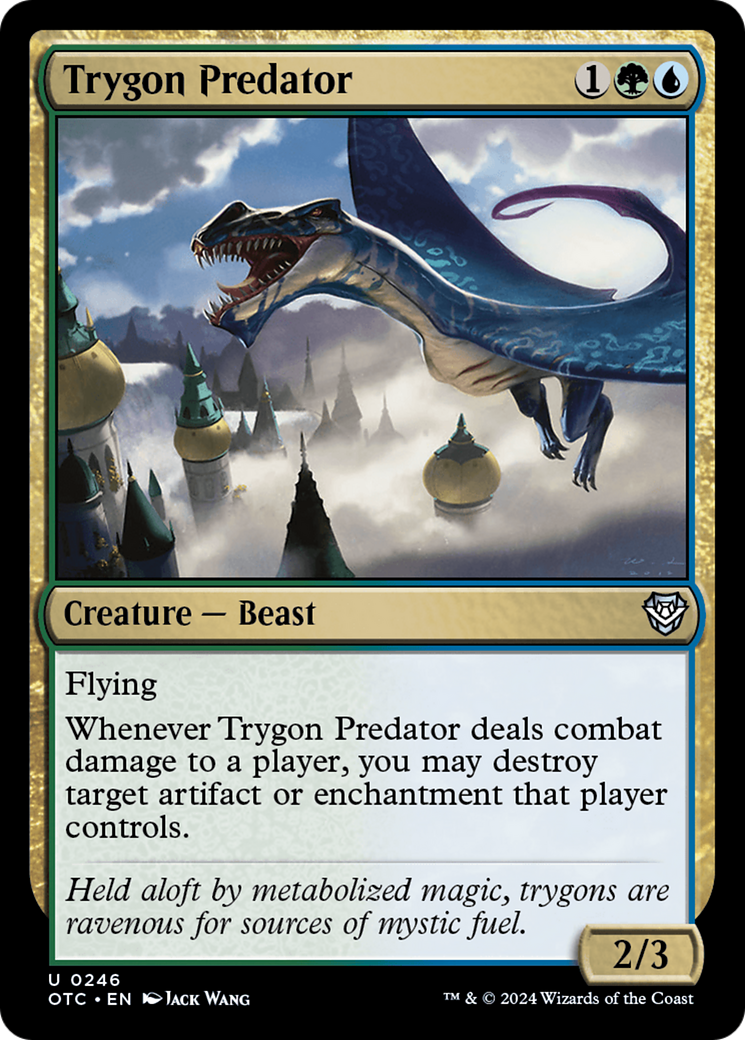 Trygon Predator (OTC-246) - Outlaws of Thunder Junction Commander [Uncommon]